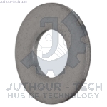 Light Metal Nut Washer 6mm Wide - Pack 50