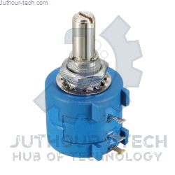Potentiometers-100K Ohms-100-Turn Rotary Wire Wound Precision Potentiometer