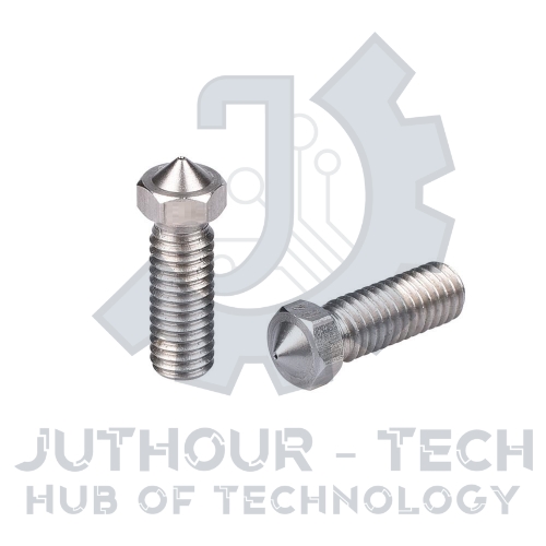 0.5mm Volcano Nozzle ( Stainless Steel ) Stand & Side