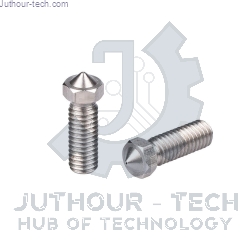 0.6mm Volcano Nozzle ( Stainless Steel ) Stand & Side