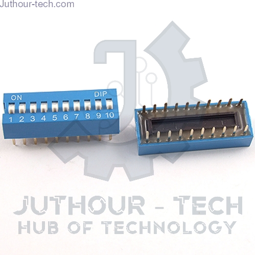 10 Position DIP Switch 2.54mm