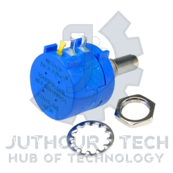 Potentiometers-100K Ohms-100-Turn Rotary Wire Wound Precision Potentiometer