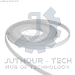 1Meter GT2 Timing Belt White PU With Steel Core 2GT-6MM GT2 Open Timing Belt for 3D Printer RepRap Prusa