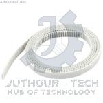 1Meter GT2 Timing Belt White PU With Steel Core 2GT-6MM GT2 Open Timing Belt for 3D Printer RepRap Prusa