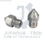 1mm MK8 Extruder Nozzle ( Stainless Steel ) Stand & Side