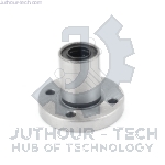 LMF8UU 8mm Inner Diameter Round Flange Linear Bearing Bushing CNC Router Front