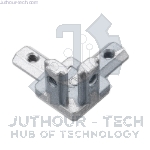 INDUSTRIAL ALUMINUM PROFILE 2020 EUROPEAN STANDARD THREE-DIMENSIONAL ANGLE CORNER CONNECTOR Backward