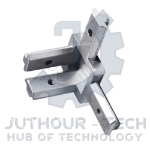 INDUSTRIAL ALUMINUM PROFILE 3030 EUROPEAN STANDARD THREE-DIMENSIONAL ANGLE CORNER CONNECTOR Side