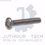 M4x6mm Phillips Steel Machine Screw Pan Head - Pack 50