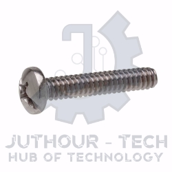 M4x6mm Phillips Steel Machine Screw Pan Head - Pack 50