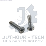 3x20mm Phillips Flat Head Machine Screws - Pack 50