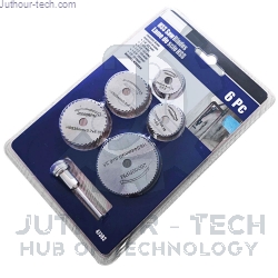 Cutting Saw Disk 6 pcs HSS for any Drill Side