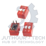 Slide Type Switch Module 2.54mm 2 Position Way DIP Red Pitch	
