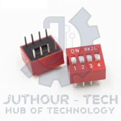 4Position DIP Switch 2.54mm	