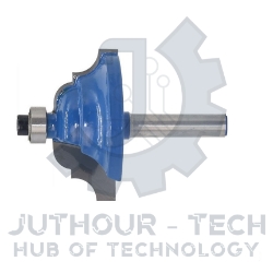 Router Drill Bit D 40mm H 18mm Shank 12 Side