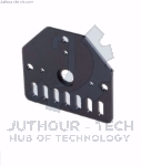Threaded Rod Plate For Nema 23 Stepper Motor (Steel) Front