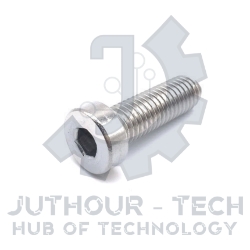M4x8mm High Tensile Socket Head Cap Screws (White) - Pack 50