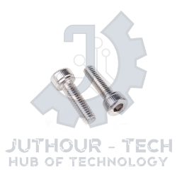 M4x10mm High Tensile Socket Head Cap Screws (White) - Pack 50