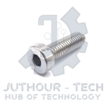 M4x15mm High Tensile Socket Head Cap Screws (White) - Pack 50