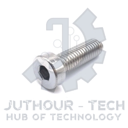 M4x15mm High Tensile Socket Head Cap Screws (White) - Pack 50