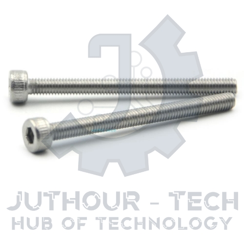 M4x30mm High Tensile Socket Head Cap Screws (White) - Pack 50