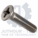 M4x6mm Phillips Flat Head Machine Screws - Pack 50