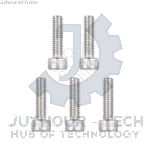 M5x35mm High Tensile Socket Head Screws White - Pack 50