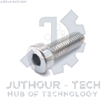 M5x50mm High Tensile Socket Head Screws (white) - Pack 50