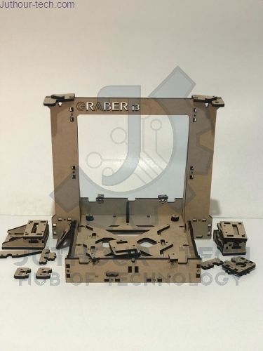 3D Printer Graber i3 Wooden Frame Kit Front