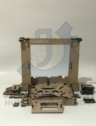 3D Printer Graber i3 Wooden Frame Kit Front