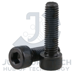 M3x50mm High Tensile Socket Head Cap Screws (Black) - Pack 50