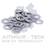 Light Metal Nut Washer 6mm - Pack 50
