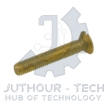 M2.5x8mm Slotted Pan Head Screw Color Brass ( pack 50 )