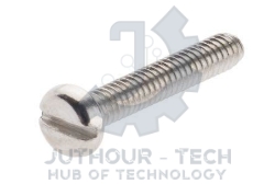 M4x15 Slotted Countersunk Machine Screw - Pack 50