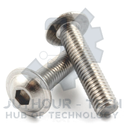 M5x6mm Socket Flanged Button Head Screws - Pack 50