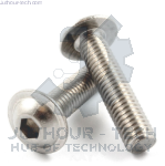 M5x12mm Socket Flanged Button Head Screws - Pack 50 
