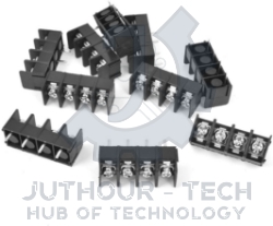 Barrier Terminal Block 4 Pin Pitch 7.62mm