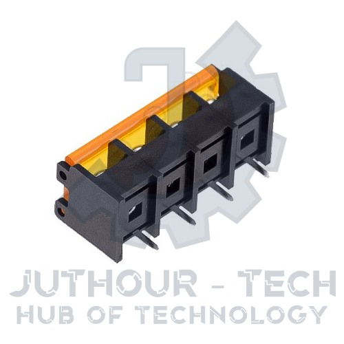Barrier Terminal Block 4 Pin With Cover Pitch 9.5mm