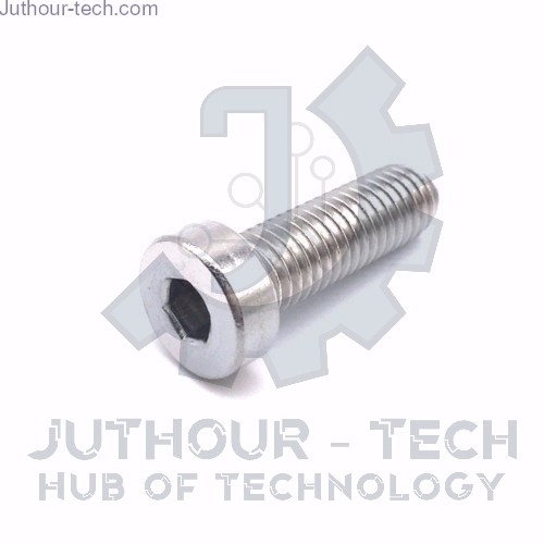 M5x6mm High Tensile Socket Head Cap Screws (White) - Pack 50