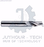 End mill 1 flute 2.5mmx8mm for aluminum Shank :3.175
