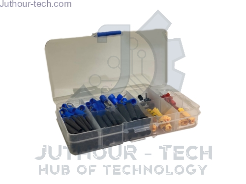 Terminal Box with heat shrink and labels