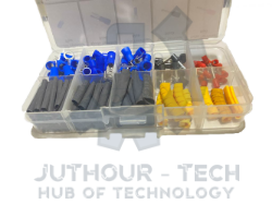 Terminal Box with heat shrink and labels