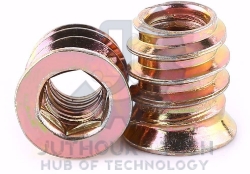 M10 Hex Furniture Nut For Wood - Pack 50