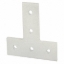 T Joining Plate Flat Silver (Aluminum)