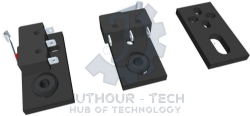 Micro Limit Switch Plate Black (Aluminum)