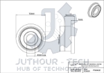 F624zz bearing 4x13x5 Flanged