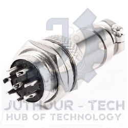 GX16-8 Pole Metal Male Female Panel Connector