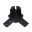 Industrial Aluminum Profile 2020 European Standard Three Dimensional Angle Corner Connector Black