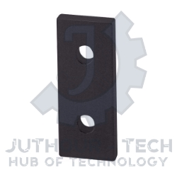 2 Hole Joining Strip Plate Black (Acrylic)