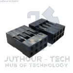 2x4P DuPont Plastic Terminal Housing Double Row 2.54mm – 8 pin (5 PCS)